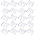 20 Pcs Aquarium Lid Clips, 12 mm Acrylic Aquarium Cover Bracket Fish Tank Lid Older Fish Tank Clip Transparent Durable Easy to Clean, Intended for Rimless Aquariums Top Cover - size: 12 mm