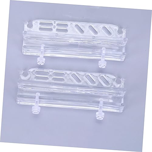 Acrylic Aquascaping Tool Holder Rack for Fish Tank Maintenance Wall-Mounted Organizer for Scissors Tweezers and Tongs and Easy to Install Storage