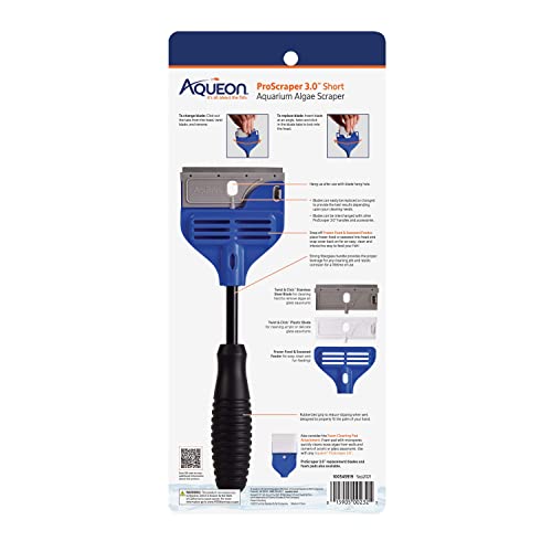 Aqueon ProScraper 3.0™ Short Aquarium Algae Scraper - size: No Size, style: Short Scraper
