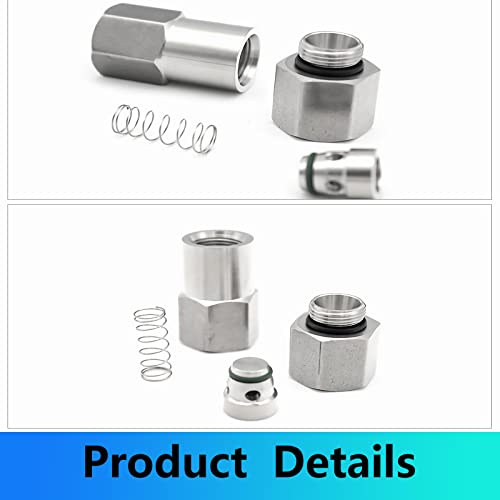 1/8 1/4 3/8 1/2 Inch G Female Thread 304 Stainless Steel Check Valve One Way Non-Return Valve for Water Oil Gas Check Valve(1/4 Inch) - size: 1/4 Inch