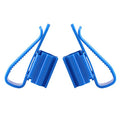 2Pcs Adjustable Clip Design Blue Plastic Multifunctional Water Pipe Fixing Clip Adjustable Fish Mounting Clip Water Pipe Tube Clamp Hose Holder