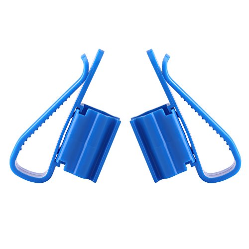 Plastic Water Pipe Clamp Adjustable Fish Mounting Clip Hose Holder for 8-16mm Water Pipe/Tube, 2pcs 3.3x0.7x1inch