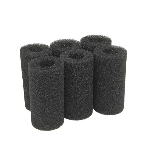 5.9″ Big Prefilter Sponge Foam Replacement Filtration Kit for Pond Aquarium Fish Tank (Black,Compressed) - color: Black,Compressed
