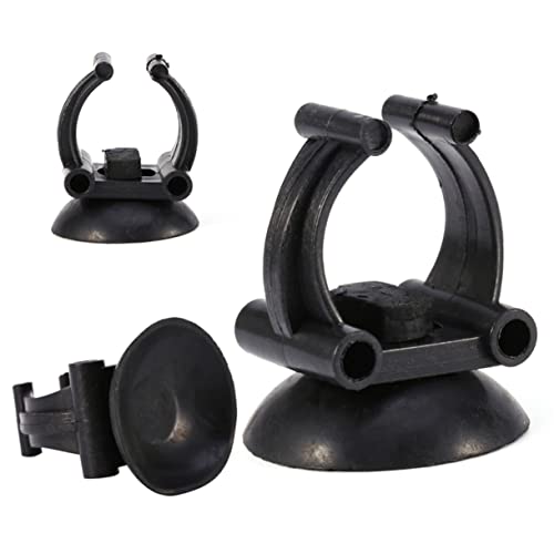 KESYOO 30pcs Aquarium Cups for Fish Tank Heating Rods Holders for Aquariums Easy to Install Safe for Fish and Black