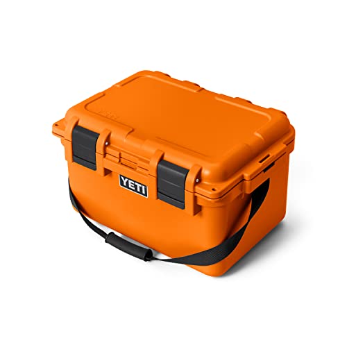 YETI LoadOut GoBox Collection, Divided Waterproof Cargo Case, Dry Box, Camera Case, Fishing Tackle Box - color: King Crab, size: GoBox 30