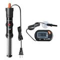 HiTauing Aquarium Heater 25W/50W/100W/200W/300W, Adjustable Knob Fish Tank Heater with Digital Thermometer, Submersible Betta/Turtle Tank Heater for Freshwater and Saltwater Tanks - size: 50W for 5-10 gallon