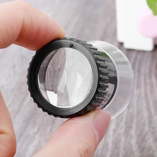 1Pc10X Black Monocular Magnifying Glass Loupe Lens Map Eye Magnifier Jewelry Repair Tool，Small Size and Easy to Carry,Magnifiers,Health and Household,Visual Impairment Aids