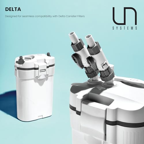Ultum Nature Systems Delta Quick Release Double Tap Valve for Aquarium Canister Filters (5/8" (16/22mm)) - size: 5/8" (16/22mm)