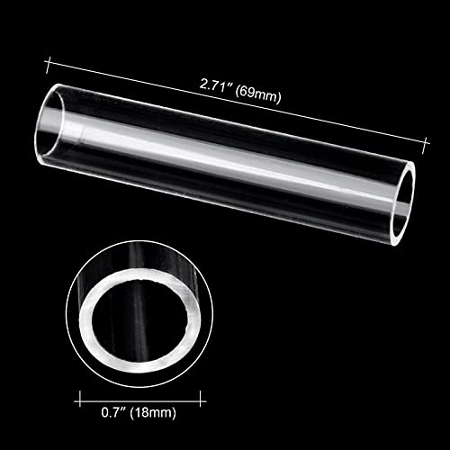 5-Tube Fish Shrimp Feeder Breeding Pipe, Aquarium Tank Shelter, Acrylic Transparent Decorations - size: 5-hole