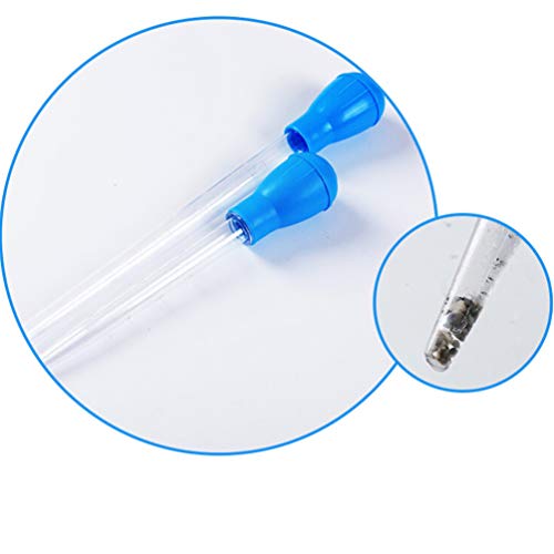 iplusmile Manual Fish Tank Water Changer Aquarium Dropper, 30ml Aquarium Clean Pipette Dropper, Fish Tank Cleaner Coral Feeder Waste Aquarium Gravel Cleaning Straw