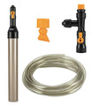 hygger Bucket-Free Aquarium Water Change Kit Fish Tank Siphon Gravel Vacuum Cleaner with Long Hose Water Changer Maintenance Tool 25-FEET Plastic Fitting