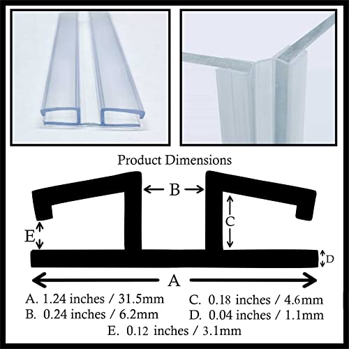 DistinctAndUnique Clear PVC Hinge Piano Style for 3/16" (4.5mm) Material, 12 Inch, 1 Piece No Screw or Glue Plastic Aquarium Lid Hinges for Plexiglass Panels, Golf Cart Windshield Hinge Acrylic Panels - size: 12 Inch