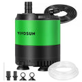 VIVOSUN 400 GPH 20W Submersible Water Pump, with Adjustable Water Flow, 4.9 ft Tubing, Additional Ceramic Shaft, and Outlet Adapters, for Fish Tanks, Aquariums, Hydroponics, Fountains - size: 400 GPH