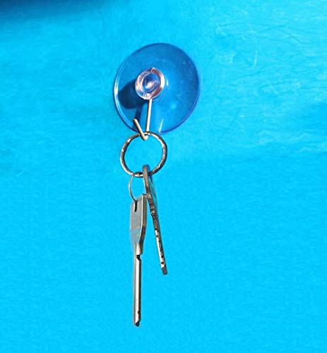 100pcs Mini Clear Plastic Suction Cups Without Hooks (25mm) - size: 25 mm