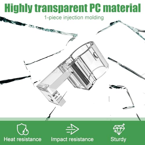 DONGKER Aquarium Plant Holder,6 PCS Reusable Fish Tank Hanging Plant Cups for 0.39"/0.3"-0.6" Aquarium Tank Glass Thickness - color: S