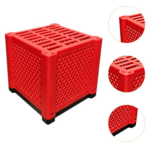Fish Tank Filtration Storage Box,Filter Media Organizer,Hollow,PVC Sturdy Filtration Cube for Fish Tanks Aquarium Accessories