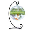 Spherical Glass Handmade Fish for Round Shape Hanging Glass Aquarium Fish Bowl Clear Plant Terrarium