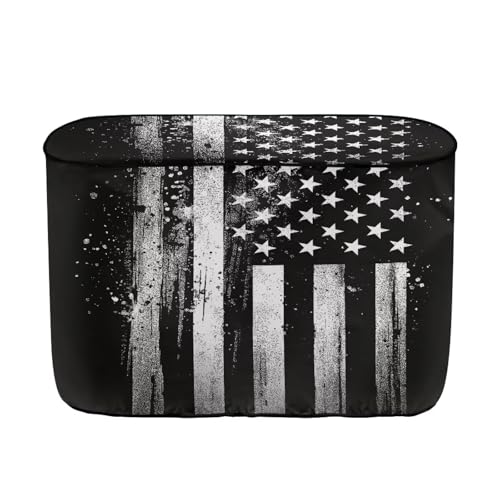 Black American Eagle 20lb Propane Tank Cover with Zipper Dust-Proof RV Propane Tank Cover Weather Resistant Gas Cylinder Covers - color: Black American Eagle, size: S(20LB)