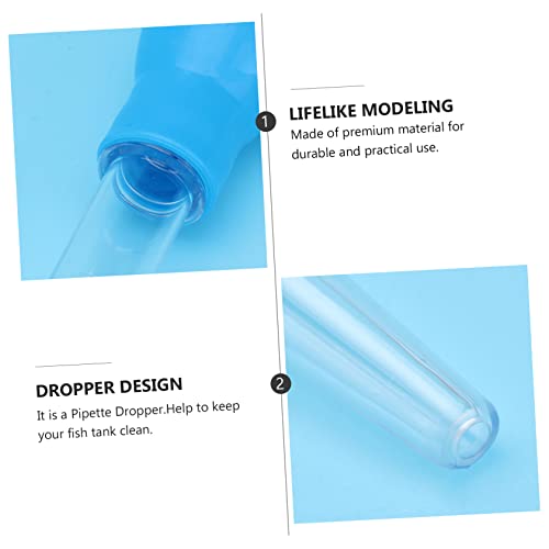 BESPORTBLE 3pcs Aquarium Clean Pipette Dropper Fish Tank Cleaner Vacuum 50ml Tool Kit for Aquarium Cleaning Chemical Safe Dropper for Water Change