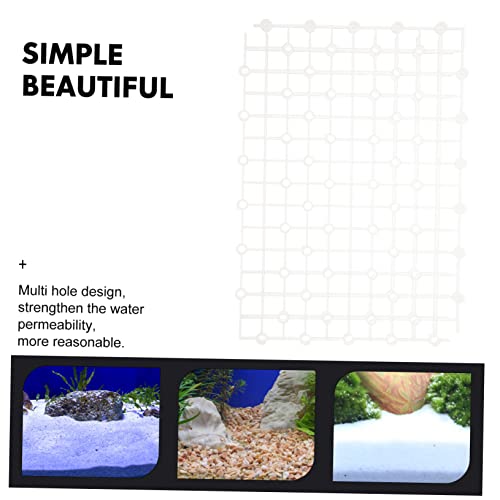 Happyyami 2pcs Aquarium Divider Wear-Resistant Tank Dividers for Fish Tanks Easy to Install Versatile Splicing Design for Aquatic Landscaping - color: Transparent