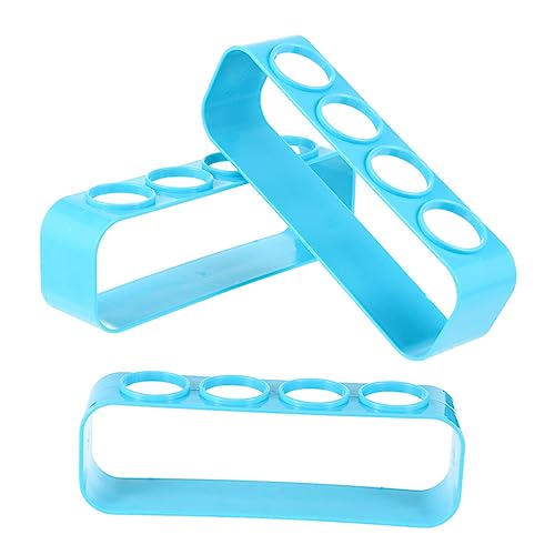 PRETYZOOM 3Pcs Detachable PVC Test Tube Rack Laboratory Tube Holder Stand for Science Experiments Test Storage Organizer for Boys and Girls Chemistry