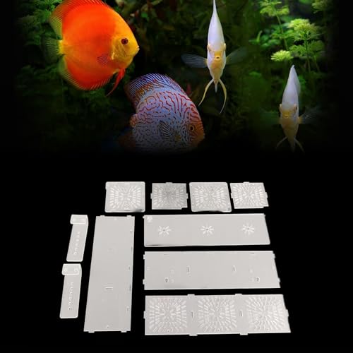 Acrylic Fish Tank Isolation Box | Adjustable Aquarium Hatchery/Breeding Box | Transparent Fish Holder with Suction Cups | 3 Sizes for Fry/Sick Fish (30CM*10CM*10CM) - size: 30CM*10CM*10CM