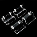 4Pcs Glass Cover Acrylic Clip Holder Support Clamp, Acrylic Glass Cover Clamp for Aquarium Fish Tank High Transparency Durable Stable Holder Set