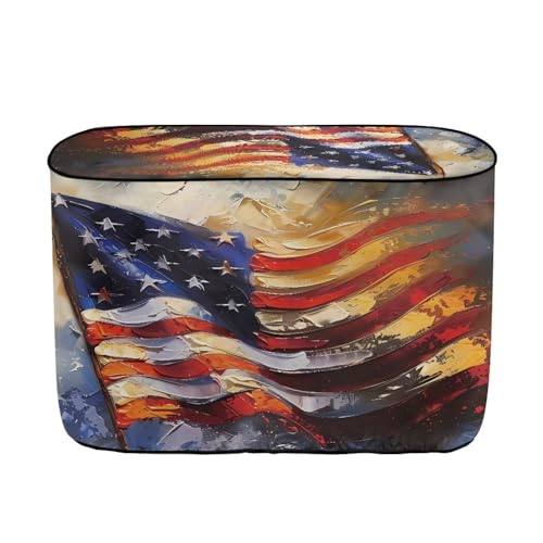 American FlagRV Propane Tank Cover for Travel Trailer Dustproof Propane Tank Cover Double 20lb Camper Propane Tank Cover Weather Resistant Gas Cylinder Cover - color: American Flag, size: Small-Double 20LB