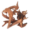 4pcs Driftwood for Fish Tank Aquarium Decor, Natural Driftwood Branches 15-20cm for Freshwater Aquascaping and Reptile Habitat Accessories