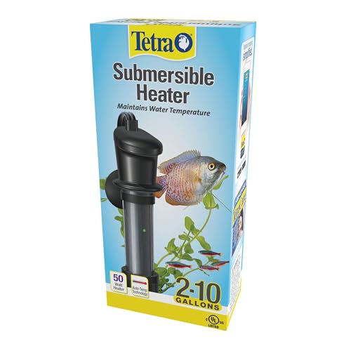 Tetra HT Submersible Aquarium Heater With Electronic Thermostat, 50-Watt, 2-10 Gallon - size: 2-10 Gallon