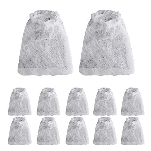 Saim Aquarium Filter Bag Cleaner Replacement Filter Bags Battery-Powered Gravel Cleaner Fitting Bags 12Pcs
