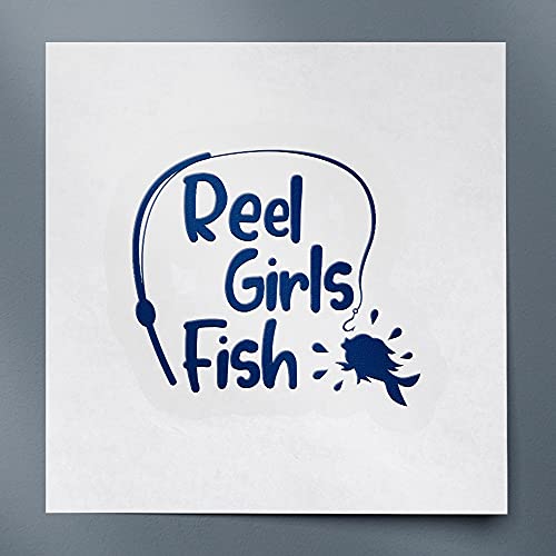 2 Pcs - Decal Stickers of Girls Fish (Navy Blue) Premium Waterproof Vinyl Decal Stickers for Laptop Phone Accessory Helmet Car Window Mug Tuber Cup Door Wall Decoration Andskusd44381Ab070722 - color: Navy Blue, size: 4.4'' x 3.8''