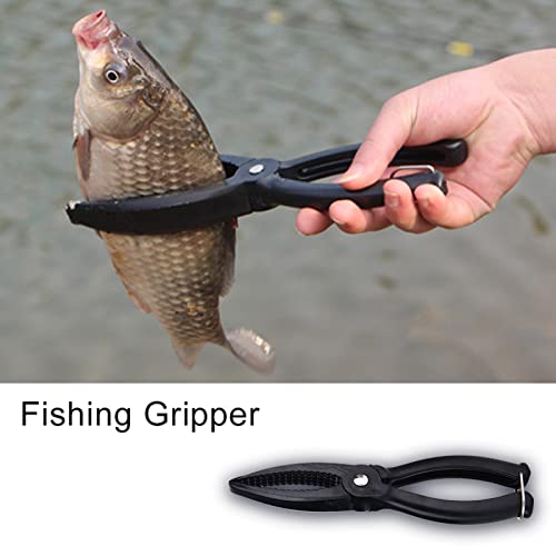 Dioche Fishing Pliers, Fishing Grip Gear Tool ABS Grip Tackle Fish Grip Tackle Fish Lip Holder Clamp with Ring