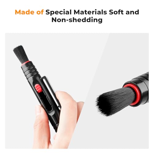 K&F CONCEPT Professional Lens Cleaning Pen*3 with Soft Brush, Carbon Head Lens Cleaning Pen Compatible with Canon, Nikon, Pentax, Sony Digital Camera Cleaning,AR VR Glasses Cleaning