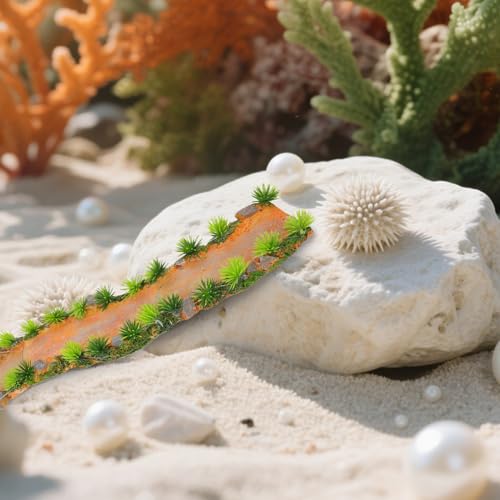 ABOOFAN 3pcs Aquarium Mini Resin Stone Steps Curved Pathway Bridge Ornaments Micro Landscape Fish Tank Decorations for Fairy Garden Accessories