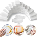 Magic Sponge Eraser, 50 Pack Melamine Sponge Sheets Foam in Bulk, All-Purpose Large Kitchen Dish Cleaning Pads, White Nano Scrub Non-Scratch Cleaner for Household, Bathroom, Wall - size: 50