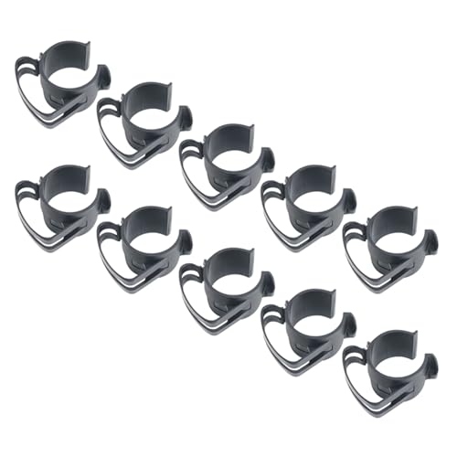 10PCS Cable Clips Holders for Stage Lighting Power Lines Fixation Clamps for Pipe Within 50mm Easy Installation