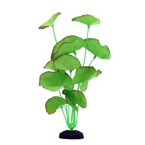 2-Pack 12 Inch Aquarium Silk Aquarium Plants, Artificial Plastic Plant for Small Tank, Goldfish, Fish Hides (Green B, 12 Inch) - color: Green B