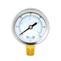 Joywayus Pressure Gauge 0 to 60 PSI Brass 1/4" Male NPT Thread Lower Mount, Multiple Function - size: 0-60PSI--1/4", style: No Glycerin Filled