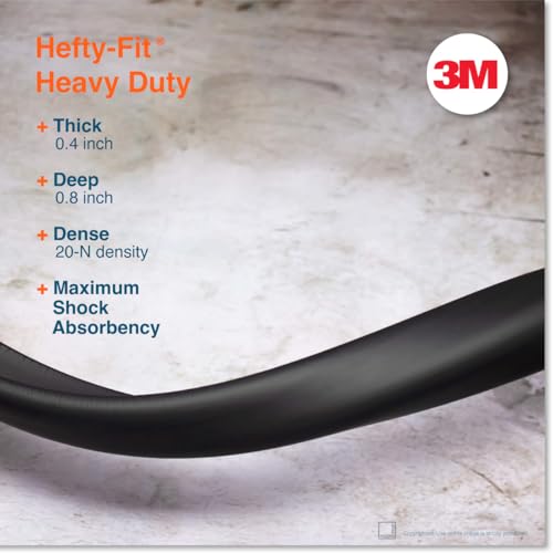 Roving Cove HeftyFit Edge Protector for Baby Proofing (6ft Large Edge Only), Heavy-Duty Soft Rubber Foam Furniture Edge Bumper Guards, Desk Edge Cushion, Wall Corner Covers, 3M Adhesive, Onyx Black - color: Onyx Black, size: Large 6 Foot (Pack of 1)