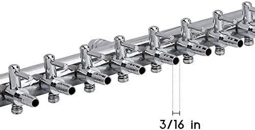 Aquarium Air Valve 8 Way Inline Manifold Air Flow Pump Tubing Splitter Lever Control Valve