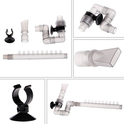 Canister Outflow Outlet Tube Fish Tanks External Filter Replacement Accessories with Strong Suction Cups