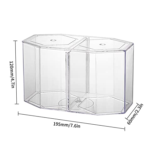 BEIJIALY Fish Hatchery Isolation Box, Fish Breeding Box, Aquarium Fish Breeder Box Multipurpose Transparent Octagonal Fish Isolation Box for Fish Breeding