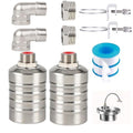 Float Valve1/2" 3/4" Auto Shut Off Mini Float Valve,304 Stainless Steel Auto Water Level Control Valve for Water Tank,Pool,Water Tank, Livestock Troughs 2pcs