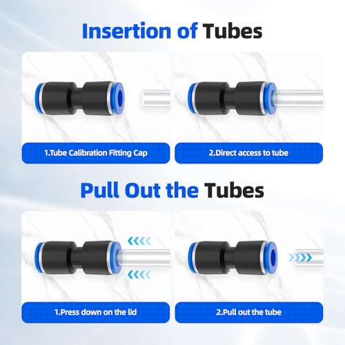 30PCS Quick Connect Air Hose Connectors 1/4 5/16 3/8 inch Straight Push to Connect Fittings Kit Quick Release Pneumatic Connectors Air Line Fittings for 1/4 5/16 3/8 inch Tube - size: 1/4"-5/16"-3/8"OD (30pcs)