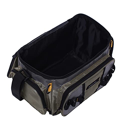 Kylebooker Fishing Tackle Bags Soft Side Fishing Tackle Box Storage Bag for Saltwater or Freshwater