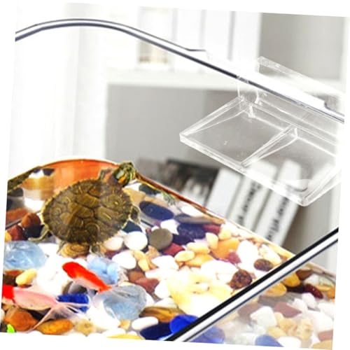 Toyvian 10pcs Height and Aquarium Cover Support Clamps for Easy Installation Fish Tank Accessories for Various