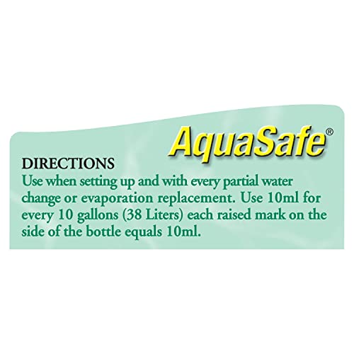 TetraFauna AquaSafe for Reptiles and Amphibians 3.38 Oz, Aqua-Terrarium Water Conditioner, Makes Tap Water Safe (Pack of 2) - size: 100ml (Pack of 2)