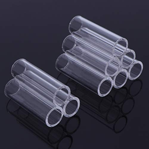 Aquarium Shrimp Shelter Tube Cave Clear Acrylic Habitat Breeding House Fish for Tank Decor 3 or 6 Tubes Betta Hideo Aquarium Heater Light Thermometers Gravel Sand Decorations - color: 5 Tubes