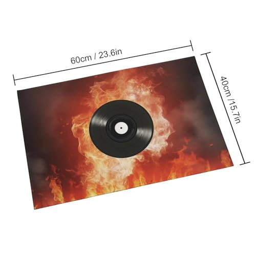Outdoor Door Mat 15.7" X 23.6" Non-Slip Doormat Fire DVD Front Door Mats Quick Dry Welcome Mats for Outdoor Indoor Entrance Mat Home Decor Floor Mats for Patio - color: Fire Dvd